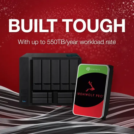 Seagate IronWolf Pro 2TB NAS Internal Hard Drive 3.5 Inch